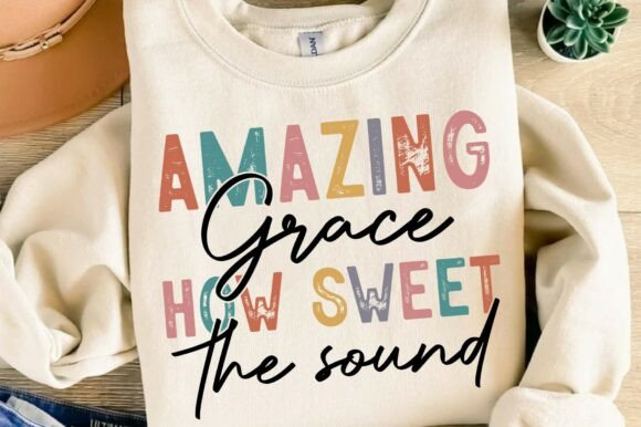 Amazing Grace Svg: Christian Graphics and T-Shirt Designs