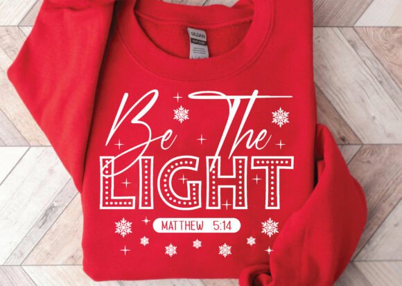 Be the Light SVG Review: Christian Christmas Graphics for T-Shirt Designs