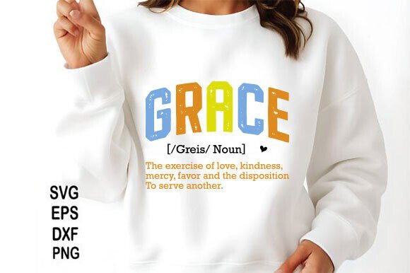 Christian Png, Grace Definition Png Graphics for T-Shirt Designs
