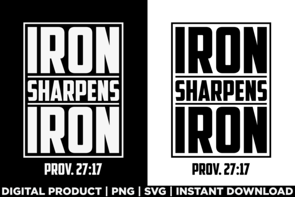 Iron Sharpens Iron Christian Gym Workout Graphics Review