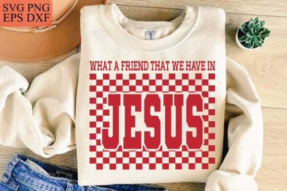Jesus What a Friend That We Have in SVG