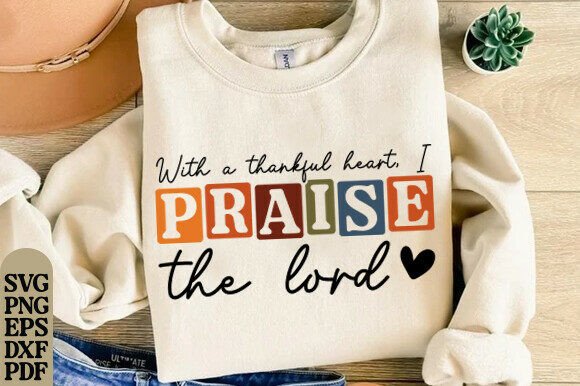 Thanksgiving SVG Christian SVG Graphics for T-Shirt Designs